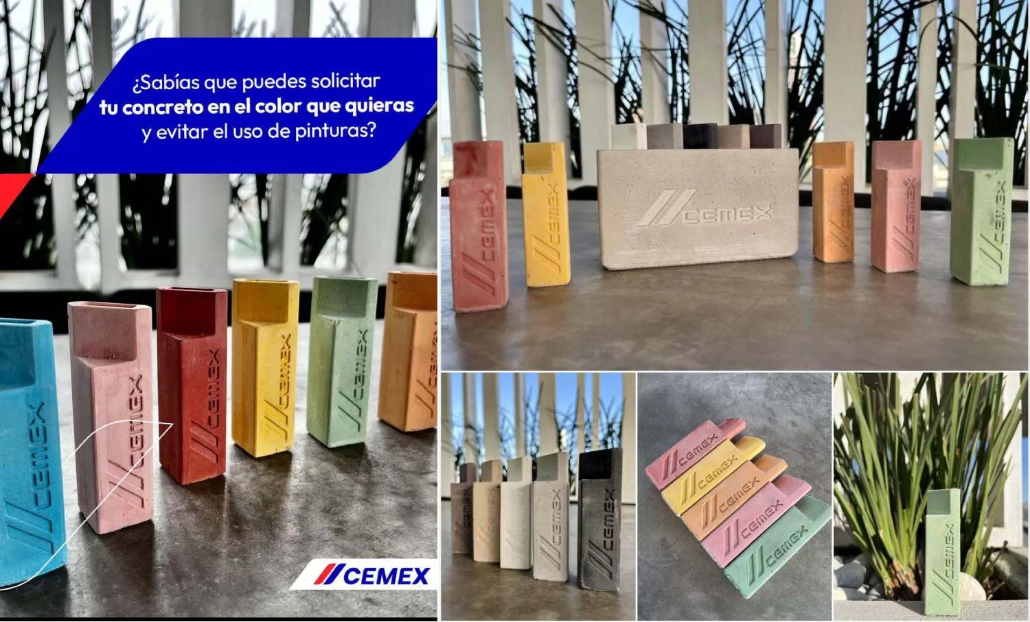 Mas sobre el concreto de colores